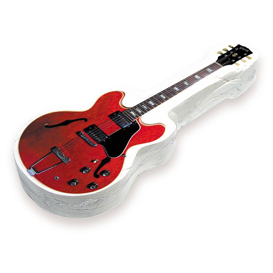 Red Guitar Compressed T Shirt
